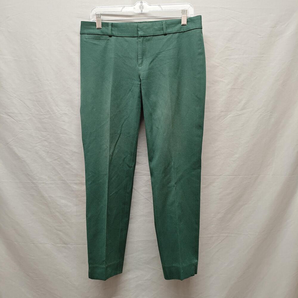 Banana Republic Pants Womens 6 Green Sloan Fit Ankle Stretch Dress Work